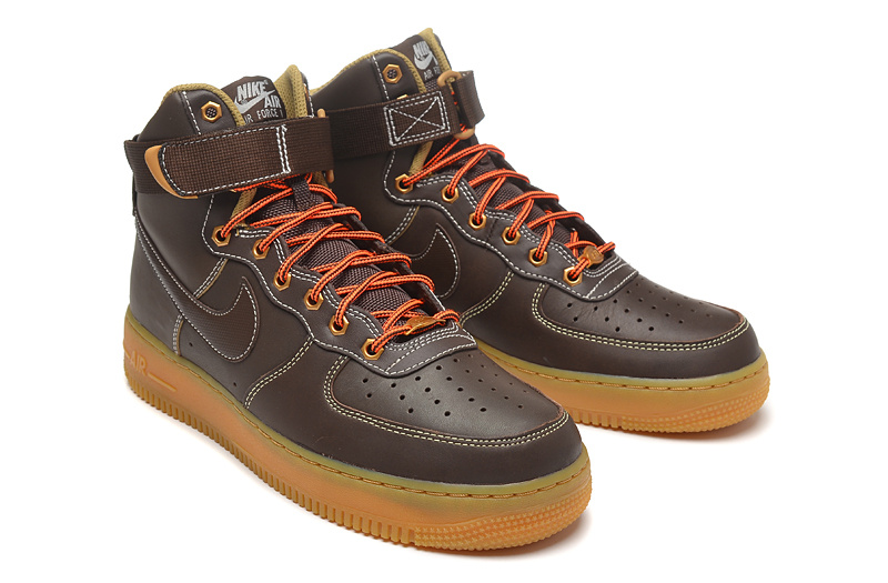 Nike Air Force 1 Low 07 Chocolate Brown Sneaker - Click Image to Close